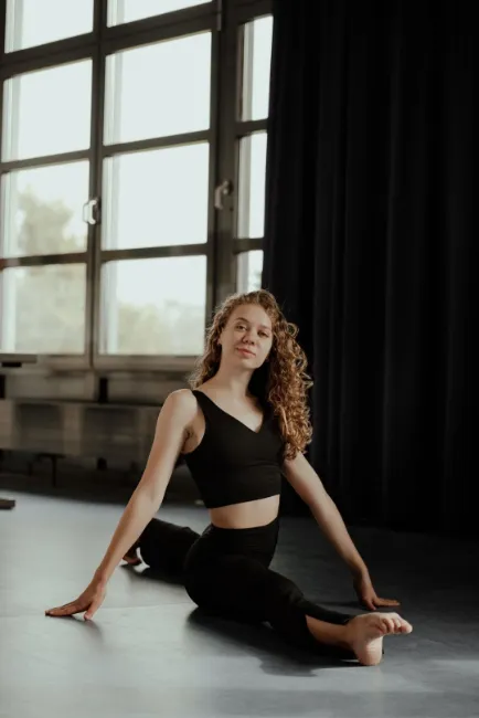 Katja in Tanzunterricht